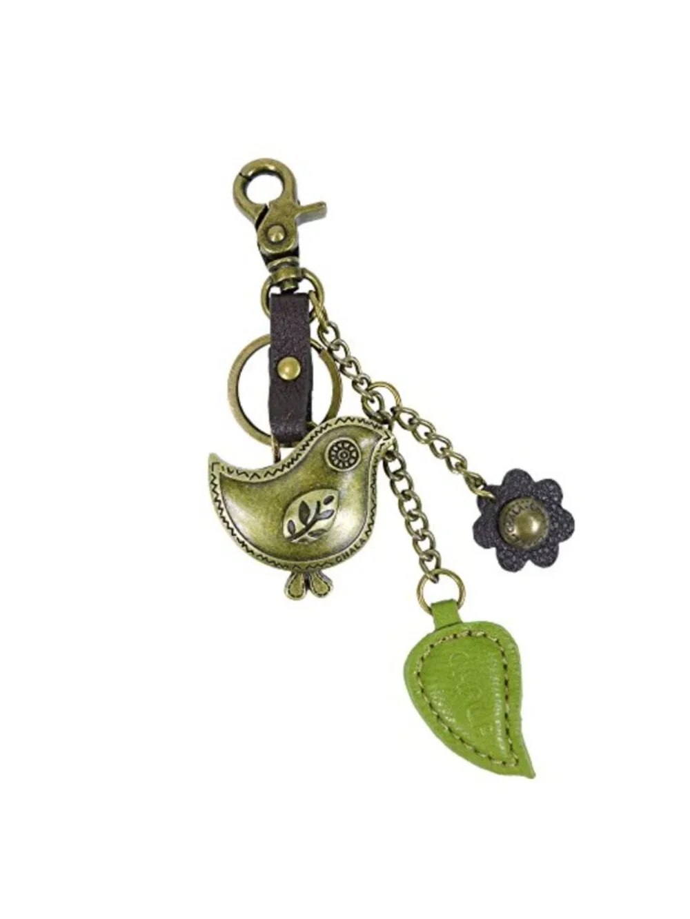 CHALA Style Metal Charm Keychain Purse Charm Key Fob with Bonus Charm